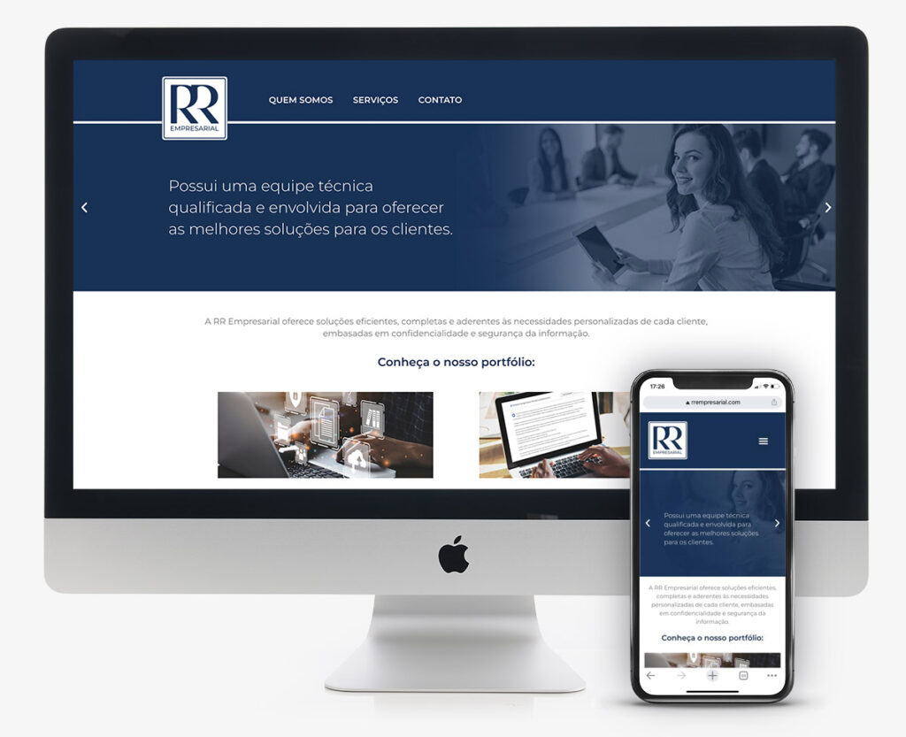 site RR Empresarial